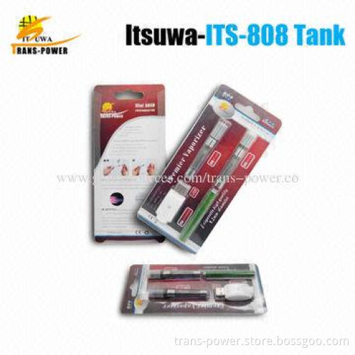 2014 Newest Arrival Itsuwa ITS I Blister Pack 808D Clearomizers, 7 Colors Available, 280mAh Battery